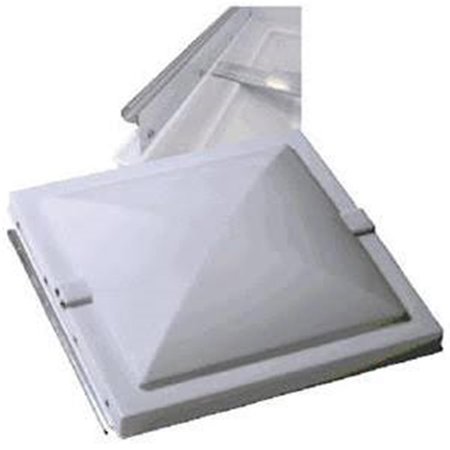 GREEN ARROW EQUIPMENT 63116 14 x 14 in. Plastic Roof Vent White Lid GR745954